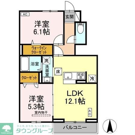 Bell runの物件間取画像